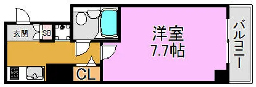 デリード高井田【12階】の間取り