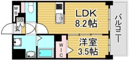 福岡県春日市日の出町6丁目【マンション】の間取り