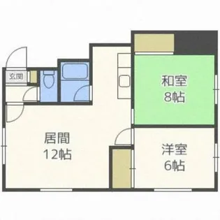 コーポまるとみ【3階】の間取り