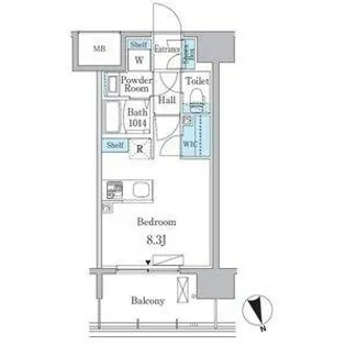 ルーエ今池【8階】の間取り