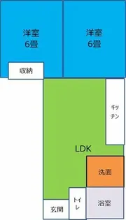 カリテプリ【301号室】の間取り