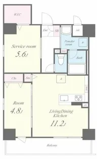 Daire・N【5階】の間取り