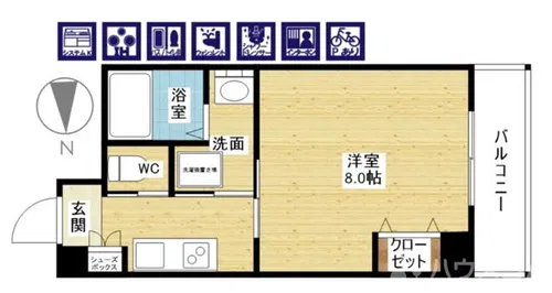 palette【1階】の間取り