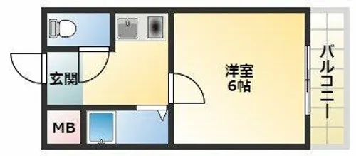 ツインコート平野1番館【2階】の間取り