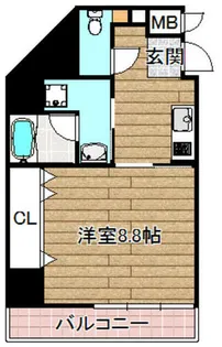 CESTA高槻【6階】の間取り