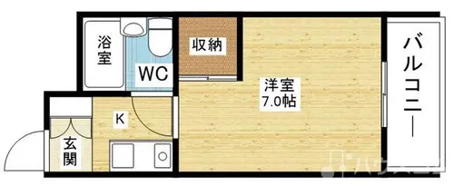 エレガンスフジ【4階】の間取り