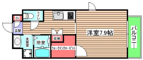 Y&Mスパジオ友渕【3階】の間取り