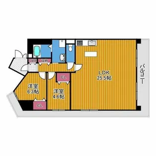 アンビエント金剛東【3階】の間取り