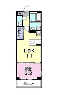 ルミエール西洞院【1階】の間取り