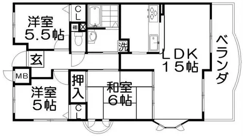 ARGコート【4階】の間取り