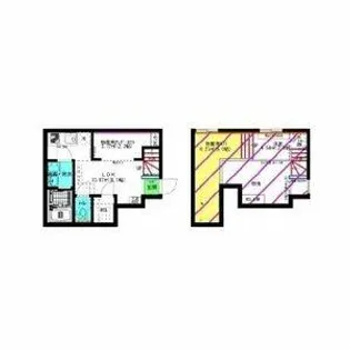 AX港楽(アークス港楽)【106号室】の間取り