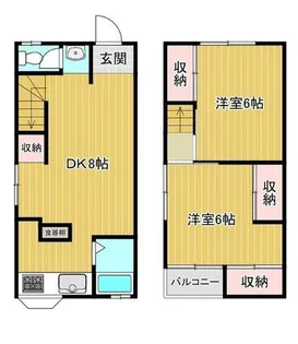 大阪府堺市東区日置荘原寺町【一戸建】の間取り