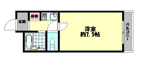 メゾン阪南Ⅱ【3階】の間取り