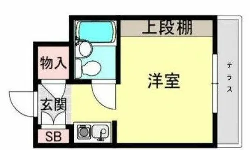 エステマール大阪城【1階】の間取り