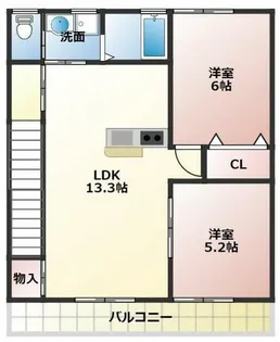 フェスタ【2階】の間取り