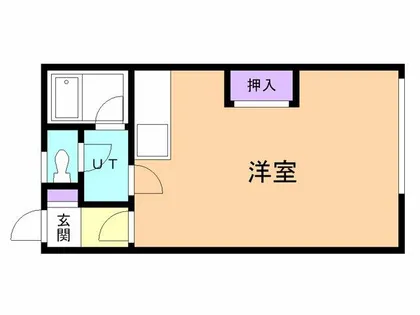 ハイツカレッヂ【2階】の間取り