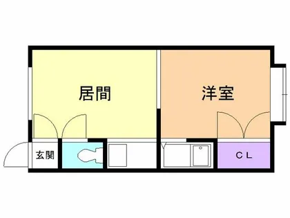 ハイデンス5【205号室】の間取り