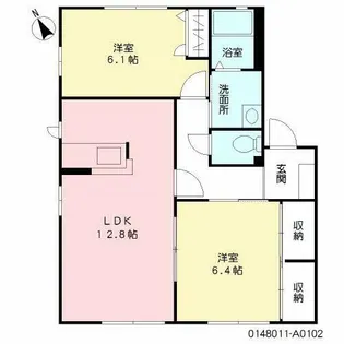 ファンテージ21 A棟【1階】の間取り