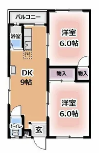 大阪府寝屋川市緑町【マンション】の間取り
