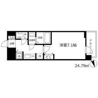 ラヴ神戸三宮【3階】の間取り