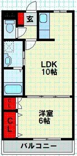 センチュリオン黒崎【4階】の間取り