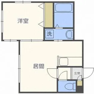 チェスターN23【3階】の間取り