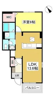 ビバ ラ ヴィーダ【103号室】の間取り