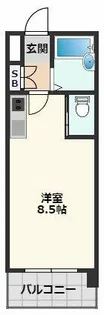 リブレ吹田【5階】の間取り