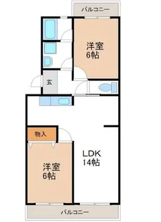 SUMMER BREEZE 2【3階】の間取り