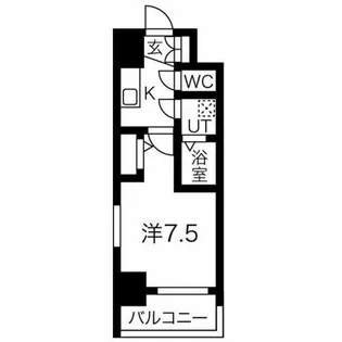エスリード池下レスティア【6階】の間取り