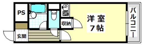 メゾン揺光【2階】の間取り