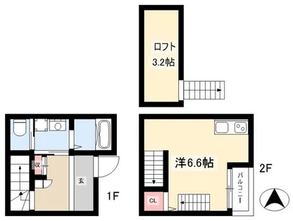 Residence Kamimaezu【206号室】の間取り