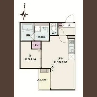 Jack soneⅠ【2階】の間取り