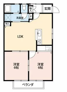 ベルメゾン鈴木【101号室】の間取り