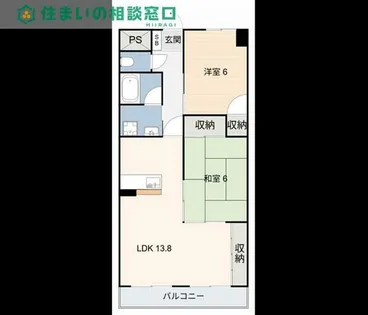 愛知県碧南市善明町3丁目【マンション】の間取り