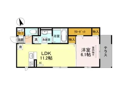 D-room我孫子【2階】の間取り