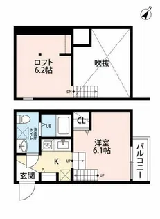 Hiroyu-FukuokaⅠ【1階】の間取り
