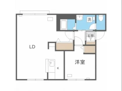 ハイツオータニ【B-23号室】の間取り