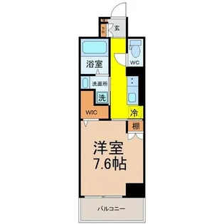 ホワイトメゾン新栄【6階】の間取り