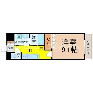 ルーエンハイム切戸【1階】の間取り