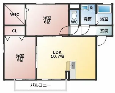 アネックス北棟【2階】の間取り