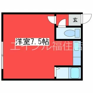 コーポ順【2階】の間取り