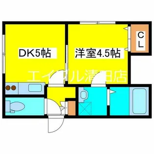 ステラ南ヶ丘【203号室】の間取り