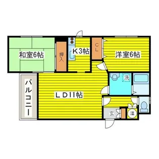 ラ・チポラ【205号室】の間取り
