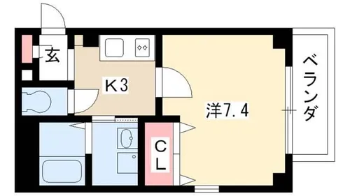 Annex Hirai【3階】の間取り
