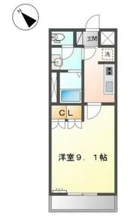 トゥルーハート【109号室】の間取り