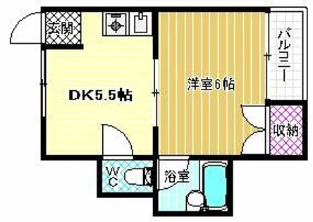 リテシュロット【4階】の間取り