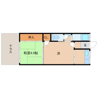 兵庫県尼崎市丸島町【アパート】の間取り