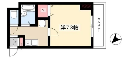 タウンコートオーク【2階】の間取り