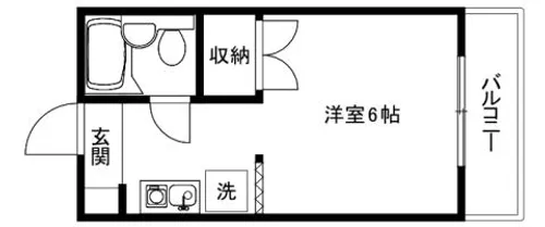 オレンジハイツ【205号室】の間取り